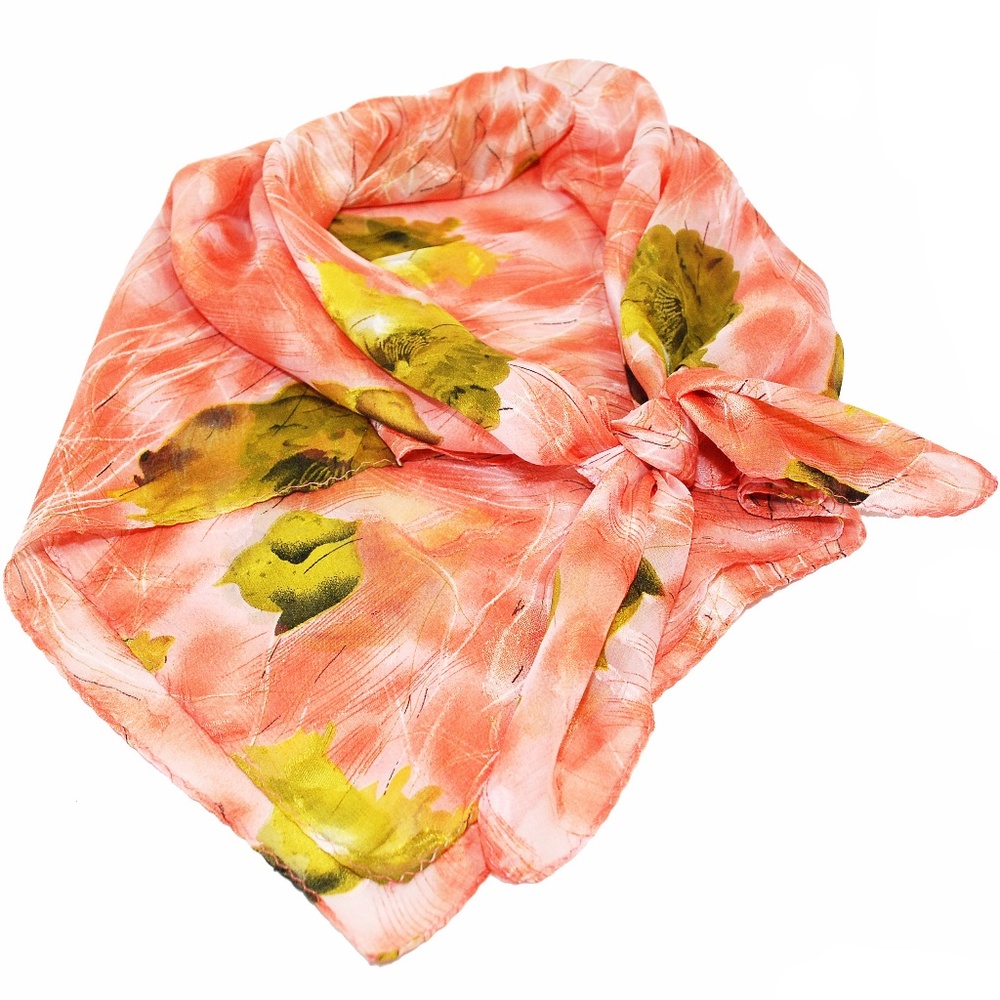 Chandigarh Orange 100% Silk Scarf